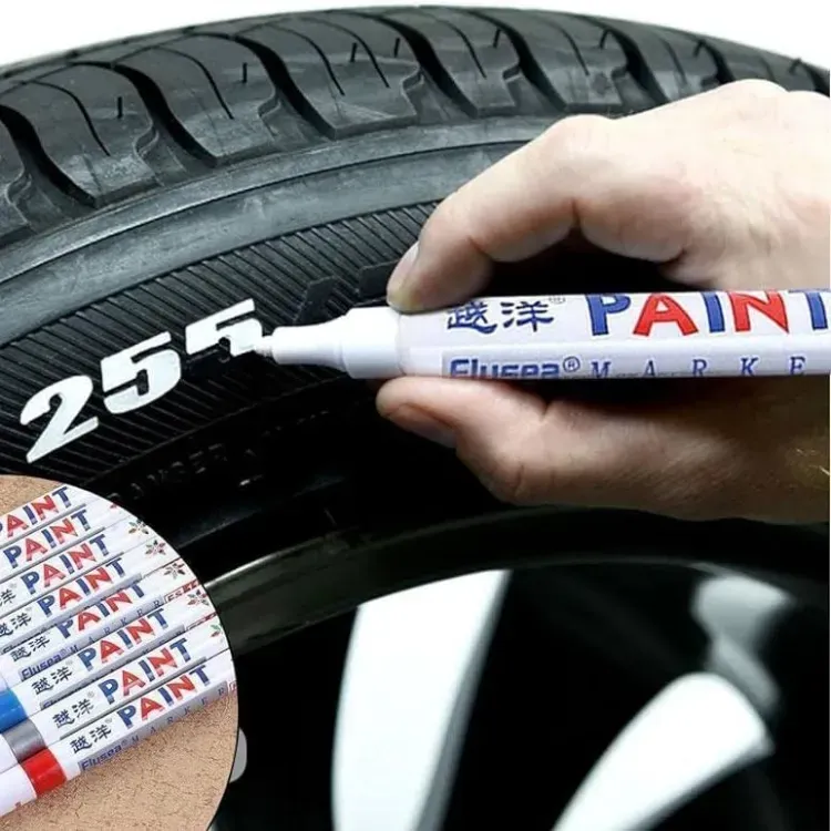 Blue,White-2pcs Color Combo-Tire Marker Pen