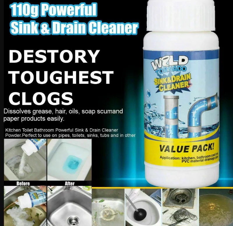 Powerful Sink & Drain Cleaner-1 pcs